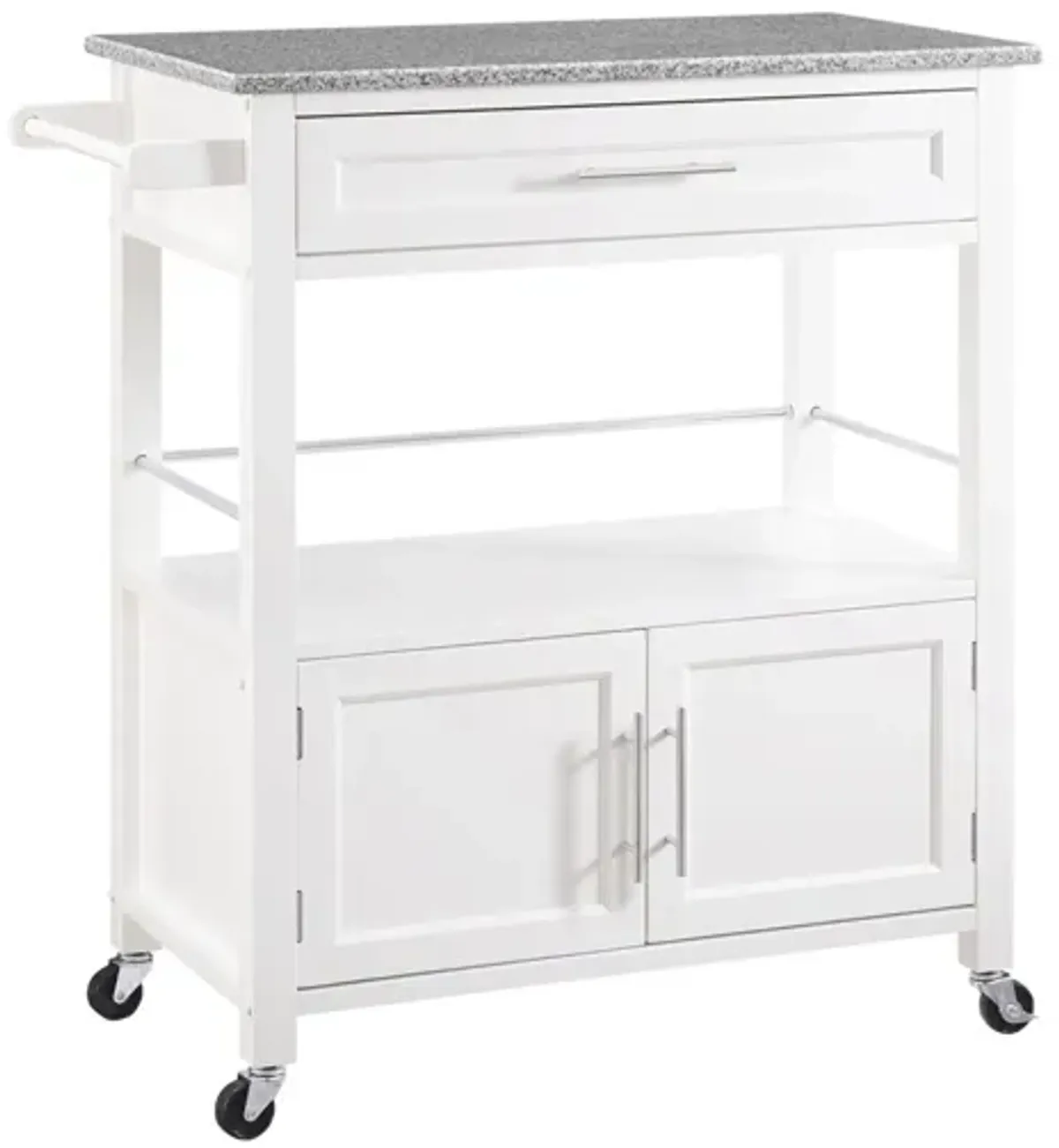 Cincinnati Kitchen Cart in White by Linon Home Decor