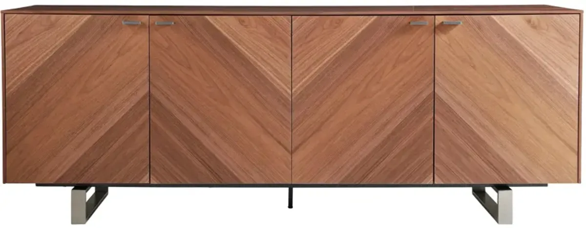 Alvarado 79" Sideboard in Walnut by EuroStyle