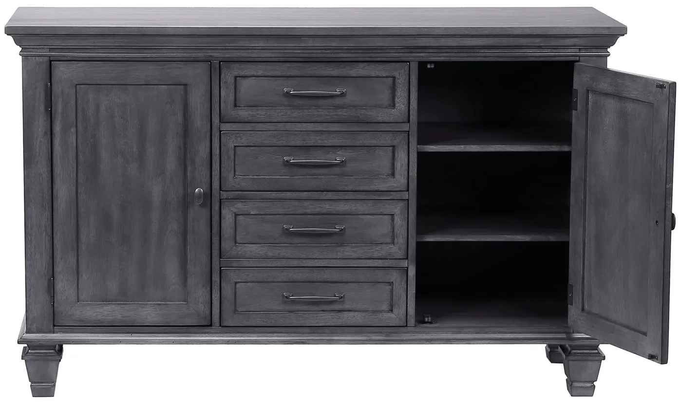 Eastlane Buffet in Weathered Gray by Sunset Trading