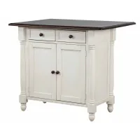 Fenway Kitchen Island w/ Leaf