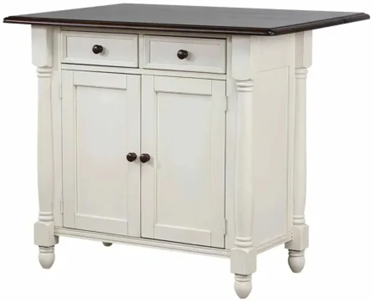 Fenway Kitchen Island w/ Leaf