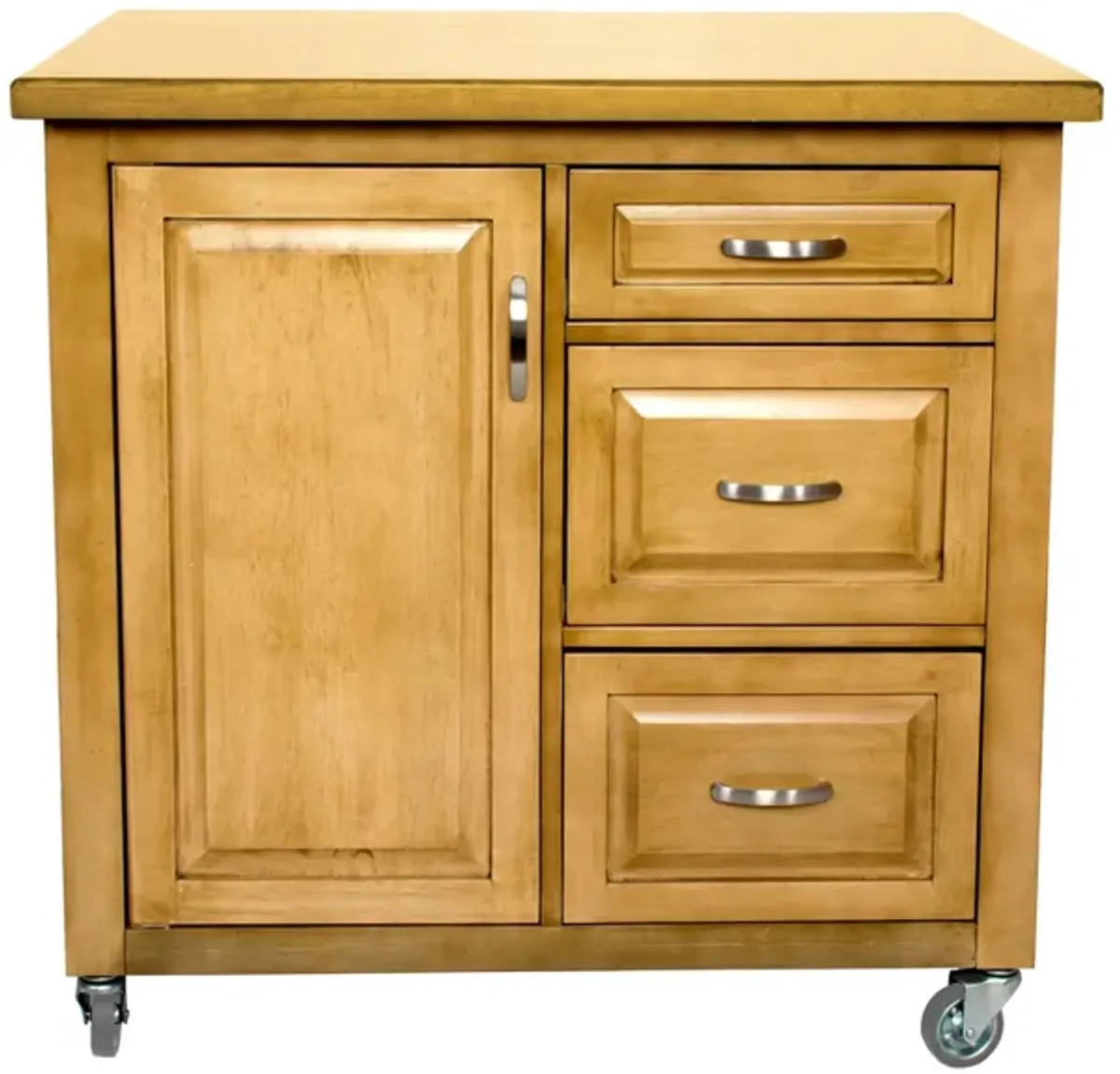 Oak Selections Kitchen Cart