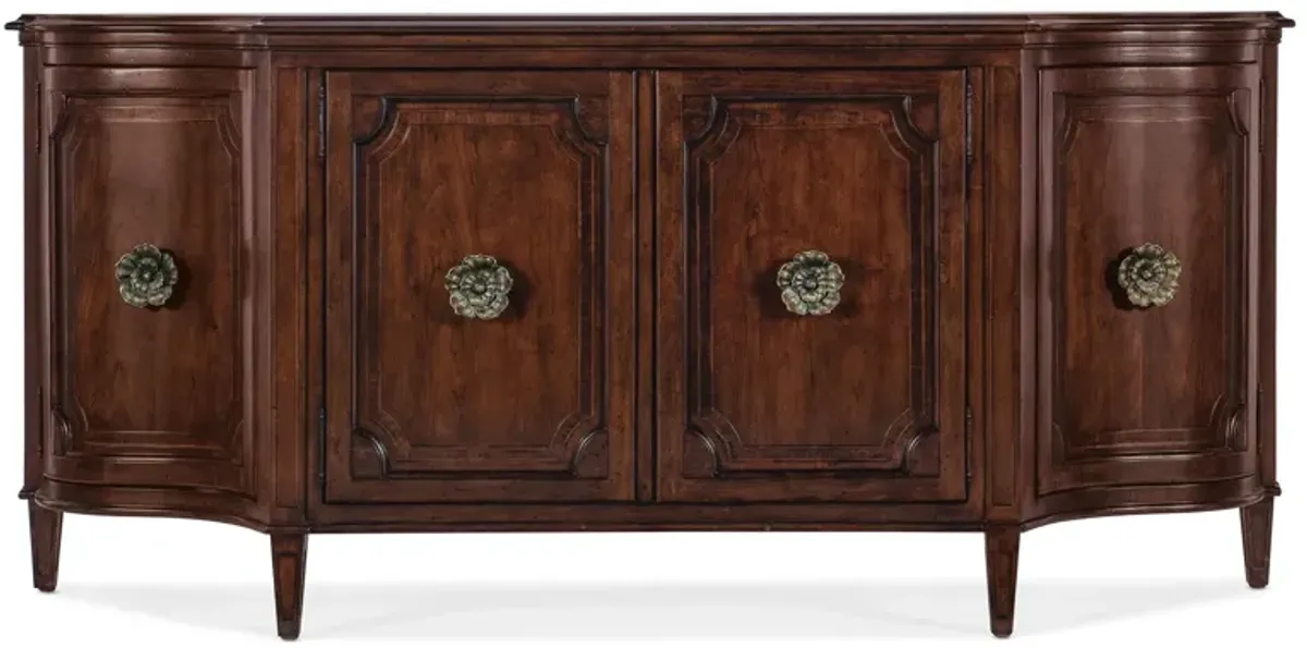 Charleston Four-Door Buffet in Maraschino Cherry by Hooker Furniture