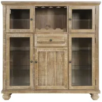 Counsil Curio Cabinet in Wheat by Homelegance