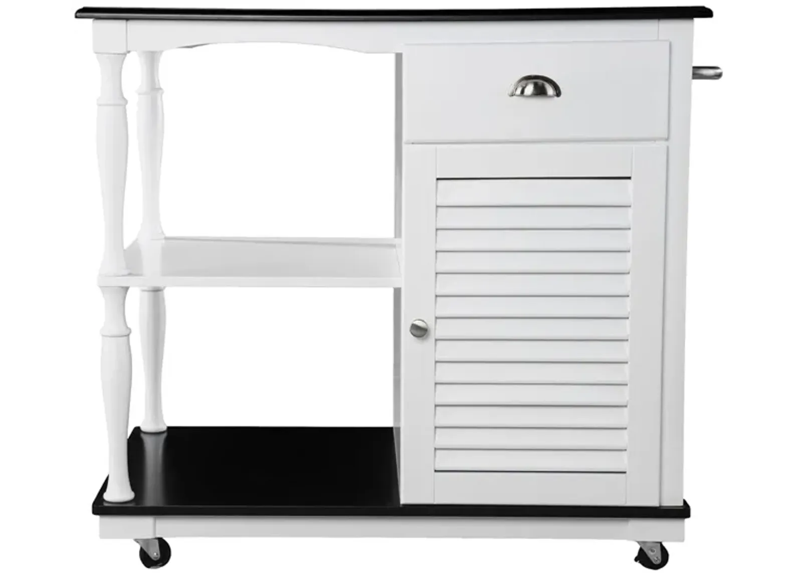 Hale Kitchen Cart in White by SEI Furniture