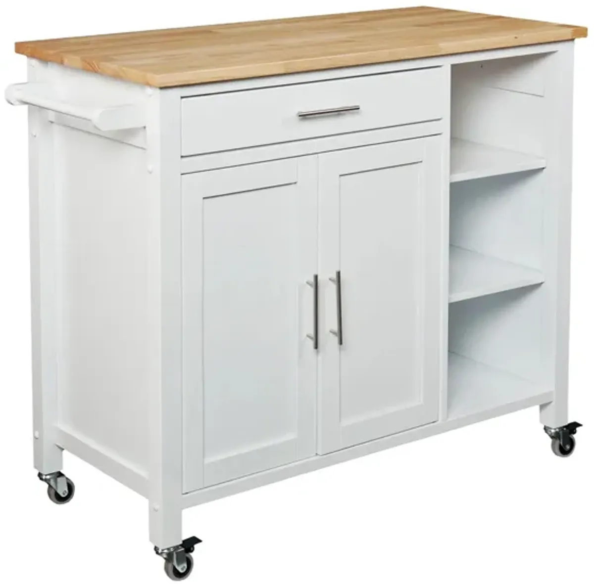 Easterday Kitchen Cart in White by SEI Furniture