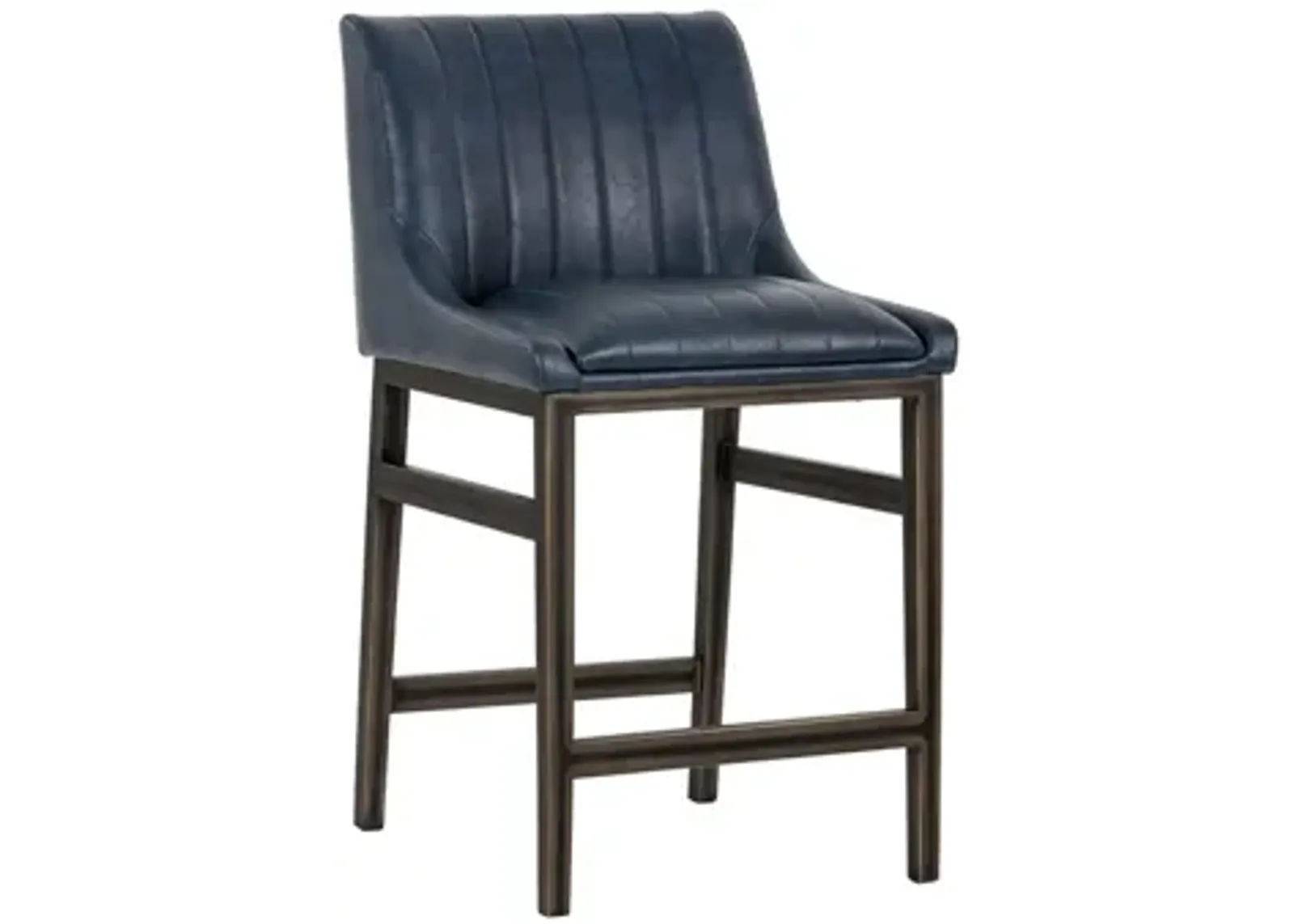 Halden Counter Stool in Blue by Sunpan