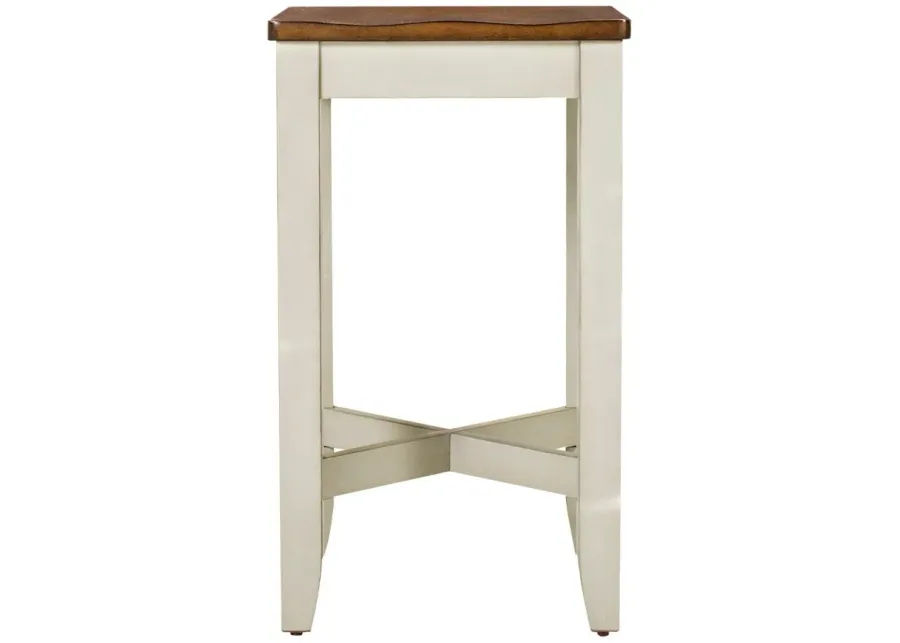 Shea Counter Stool in Oak / Dove Gray by Bellanest