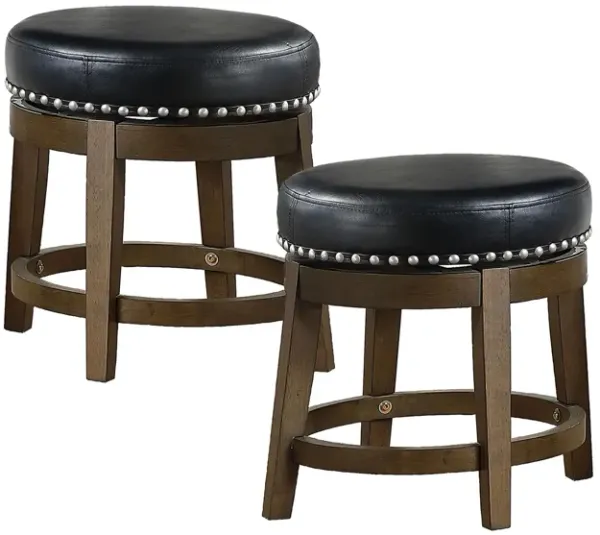 Whitby 18" Round Swivel Stool (Set of 2)