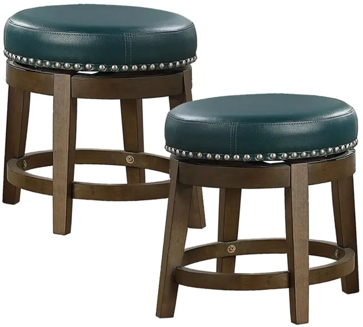 Whitby 18" Round Swivel Stool (Set of 2)