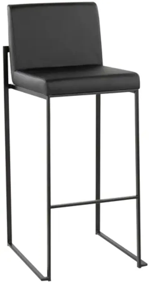 Fuji High Back Barstool- Set of 3