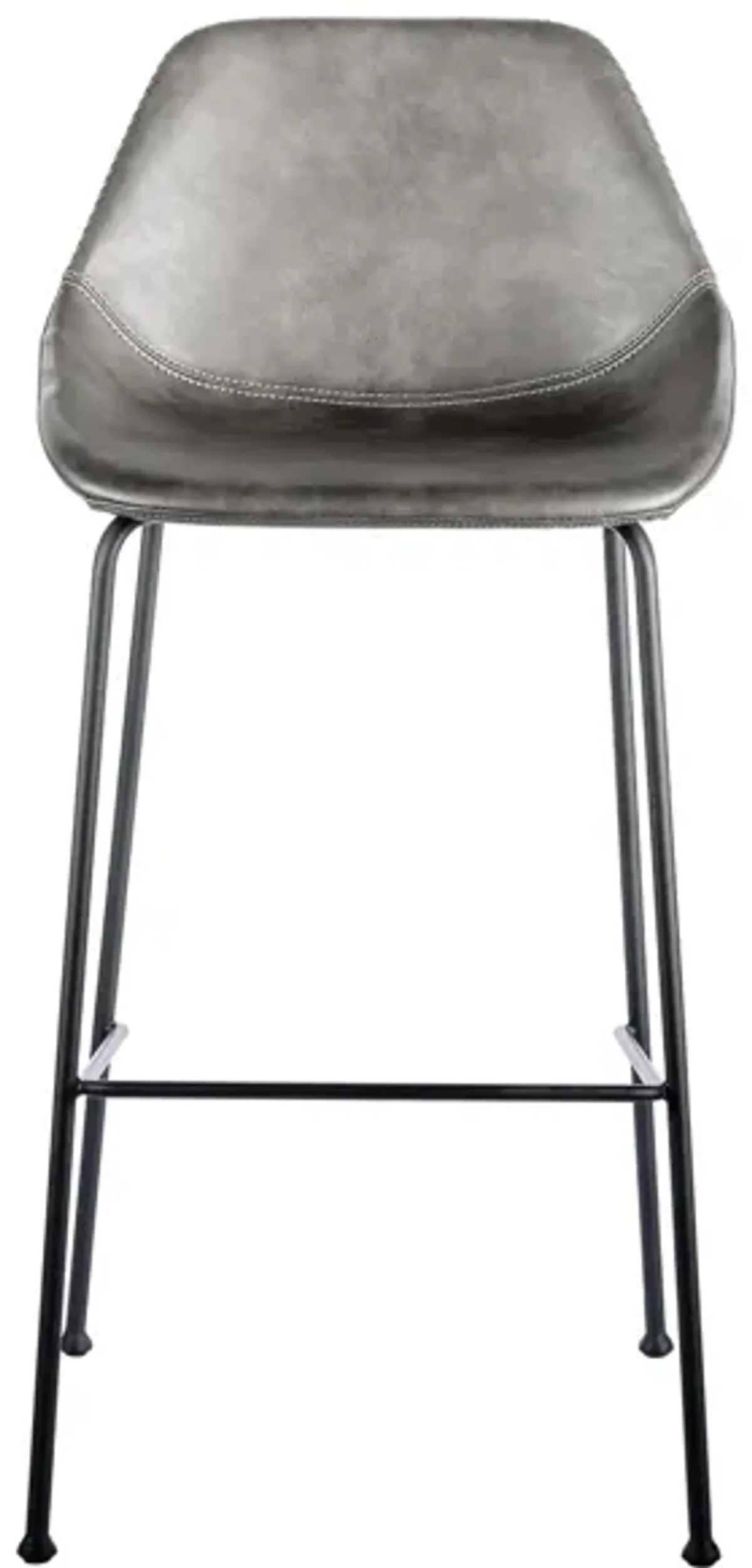 Corinna Bar Stool -Set of 2 in Dark Gray by EuroStyle