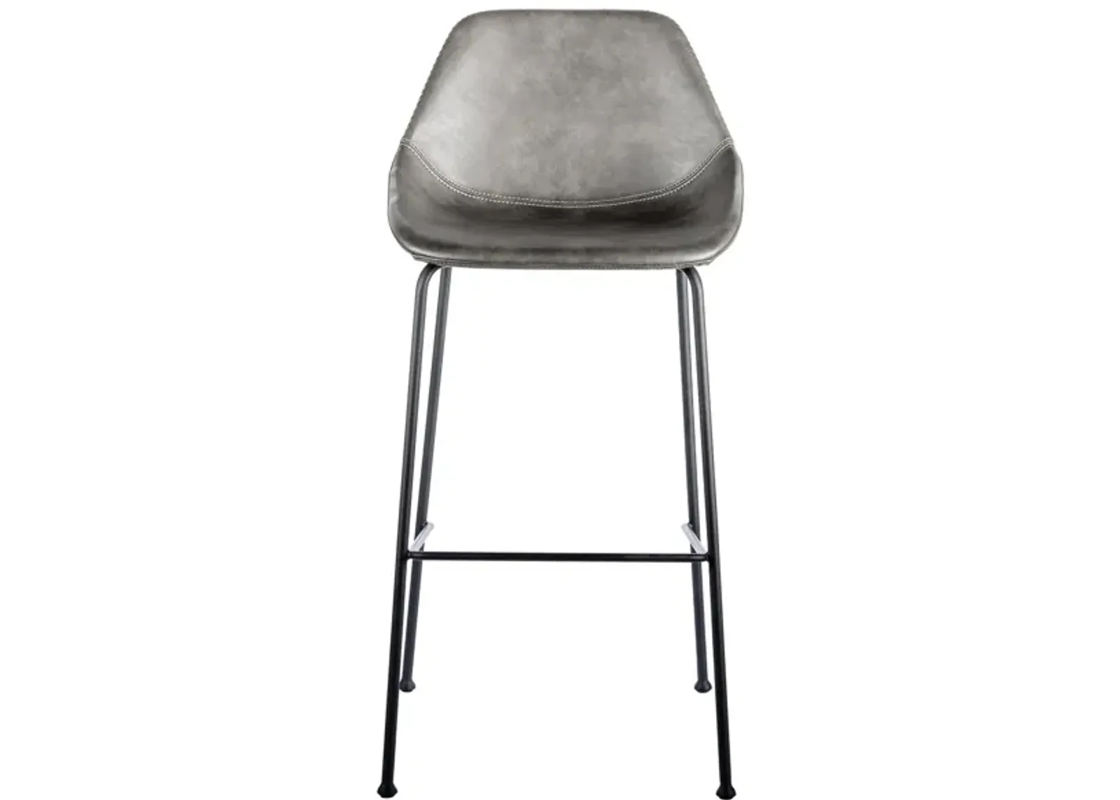 Corinna Bar Stool -Set of 2 in Dark Gray by EuroStyle