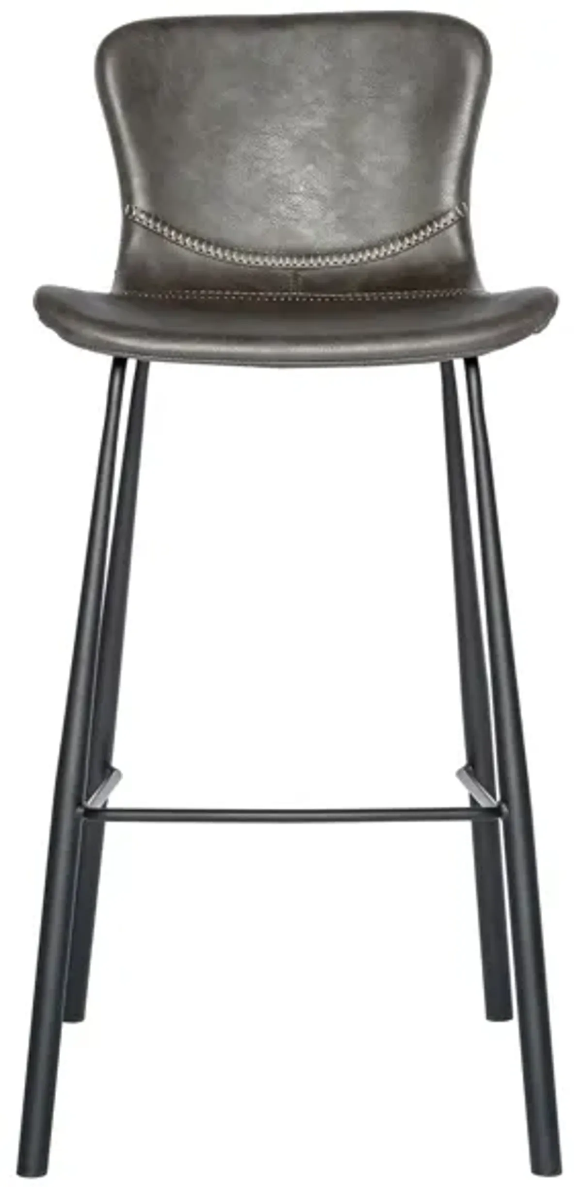 Melody Bar Stool -Set of 2 in Dark Gray by EuroStyle