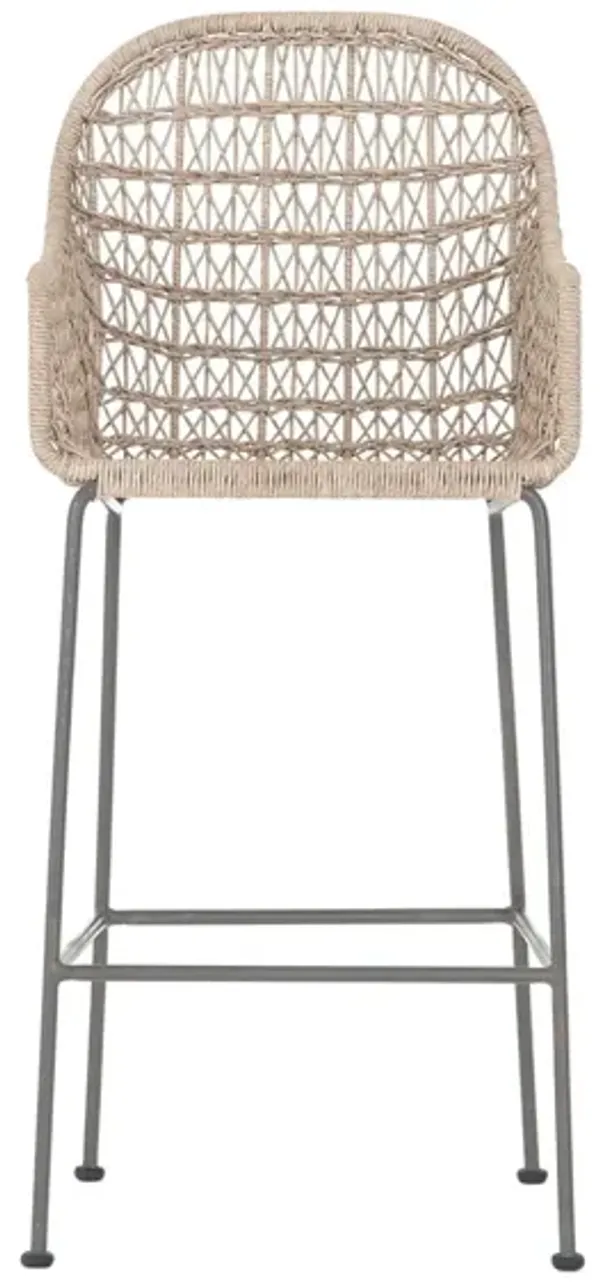 Bandera Outdoor Woven Bar Stool