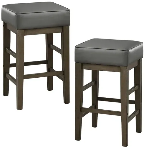 Josie 26" Height Square Stool (Set of 2)