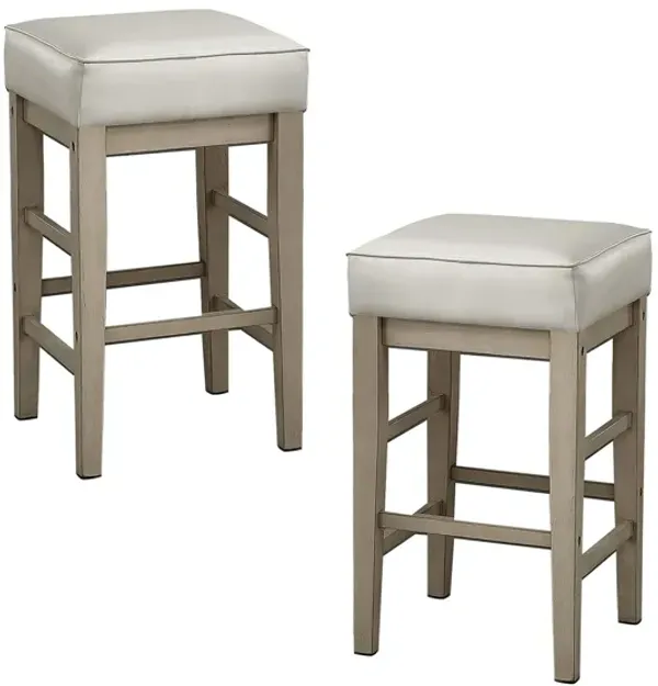 Josie 26" Height Square Stool (Set of 2)