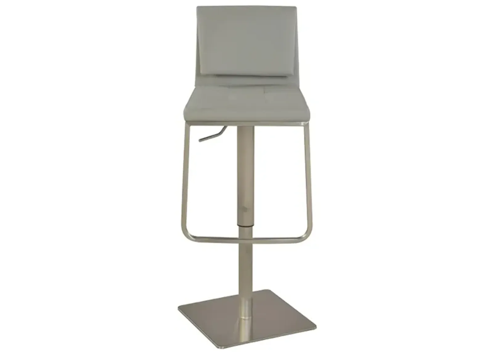 Darby Adjustable Stool in Gray by Chintaly Imports