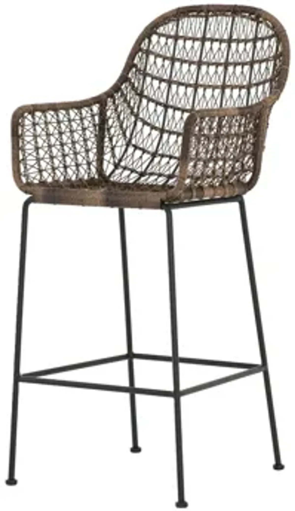 Bandera Outdoor Woven Bar Stool