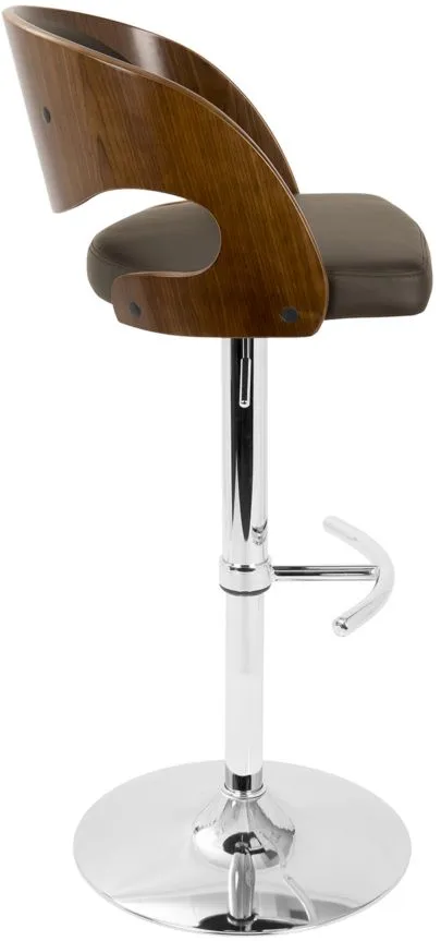 Pino Barstool in Brown by Lumisource