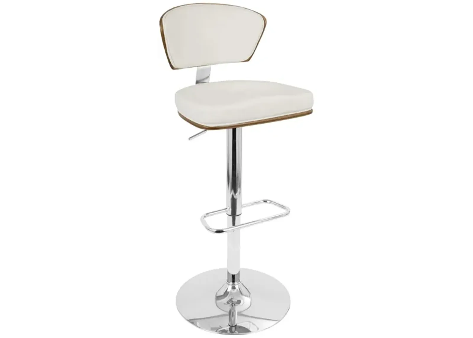 Ravinia Barstool in White by Lumisource