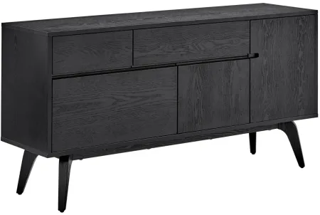 Lawrence 59" Sideboard in Black by EuroStyle