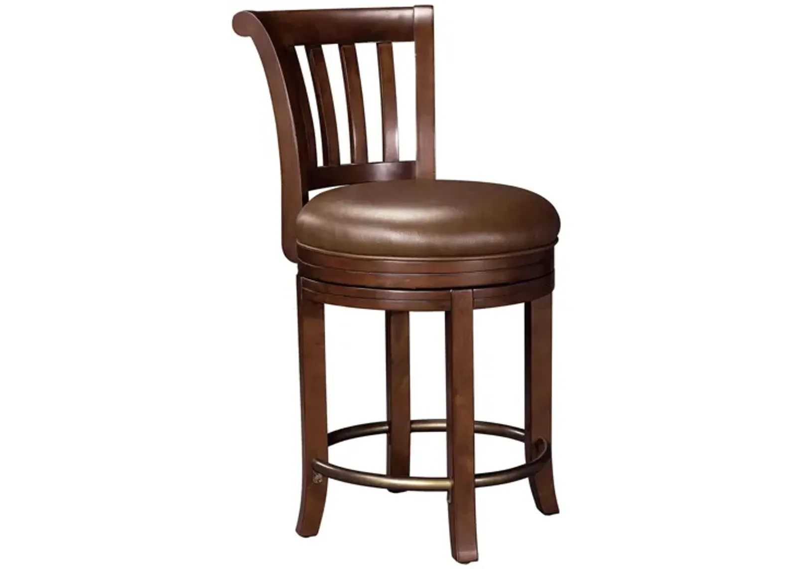 Ithaca Pub Chair in Hampton Cherry by Howard Miller Clock