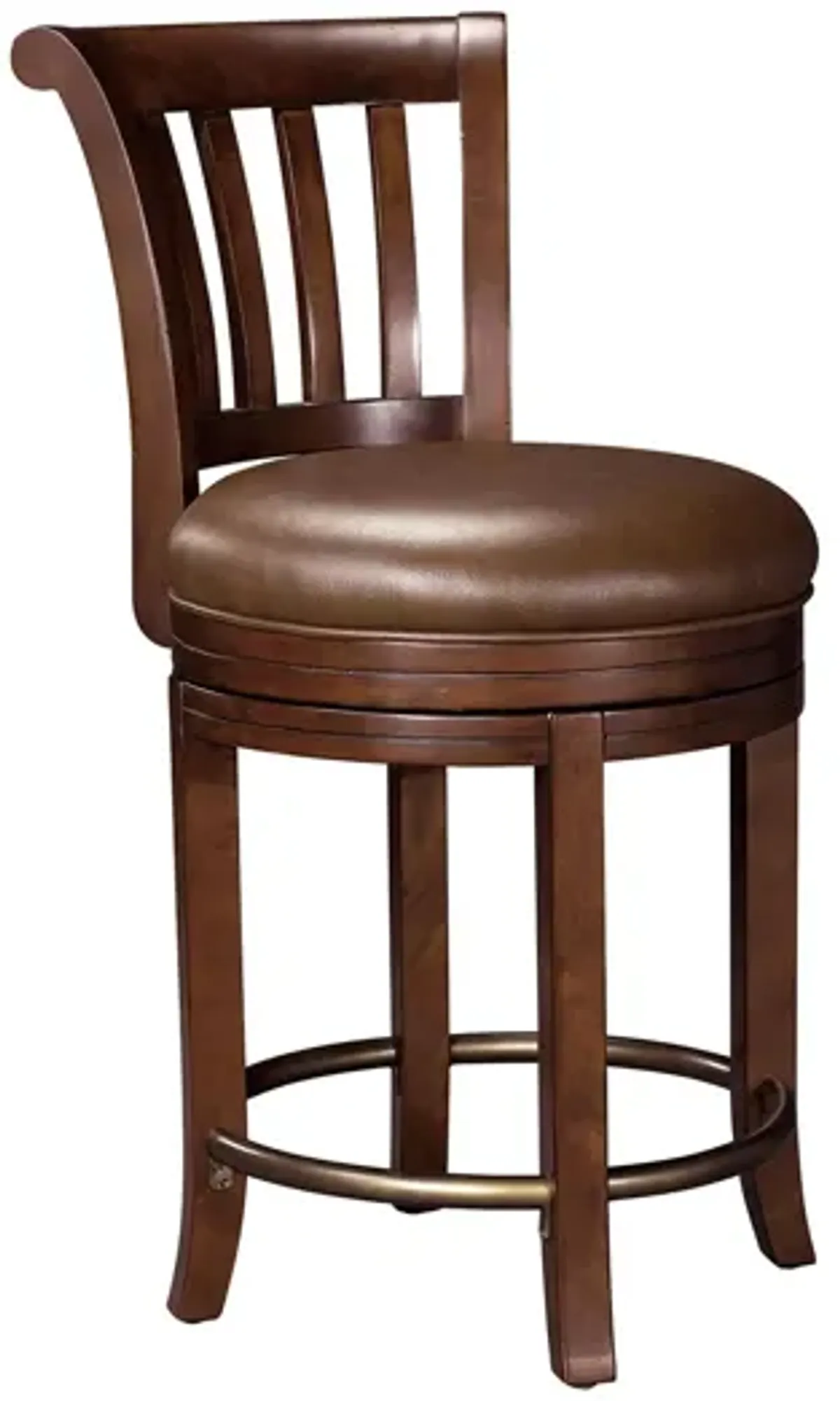 Ithaca Pub Chair in Hampton Cherry by Howard Miller Clock