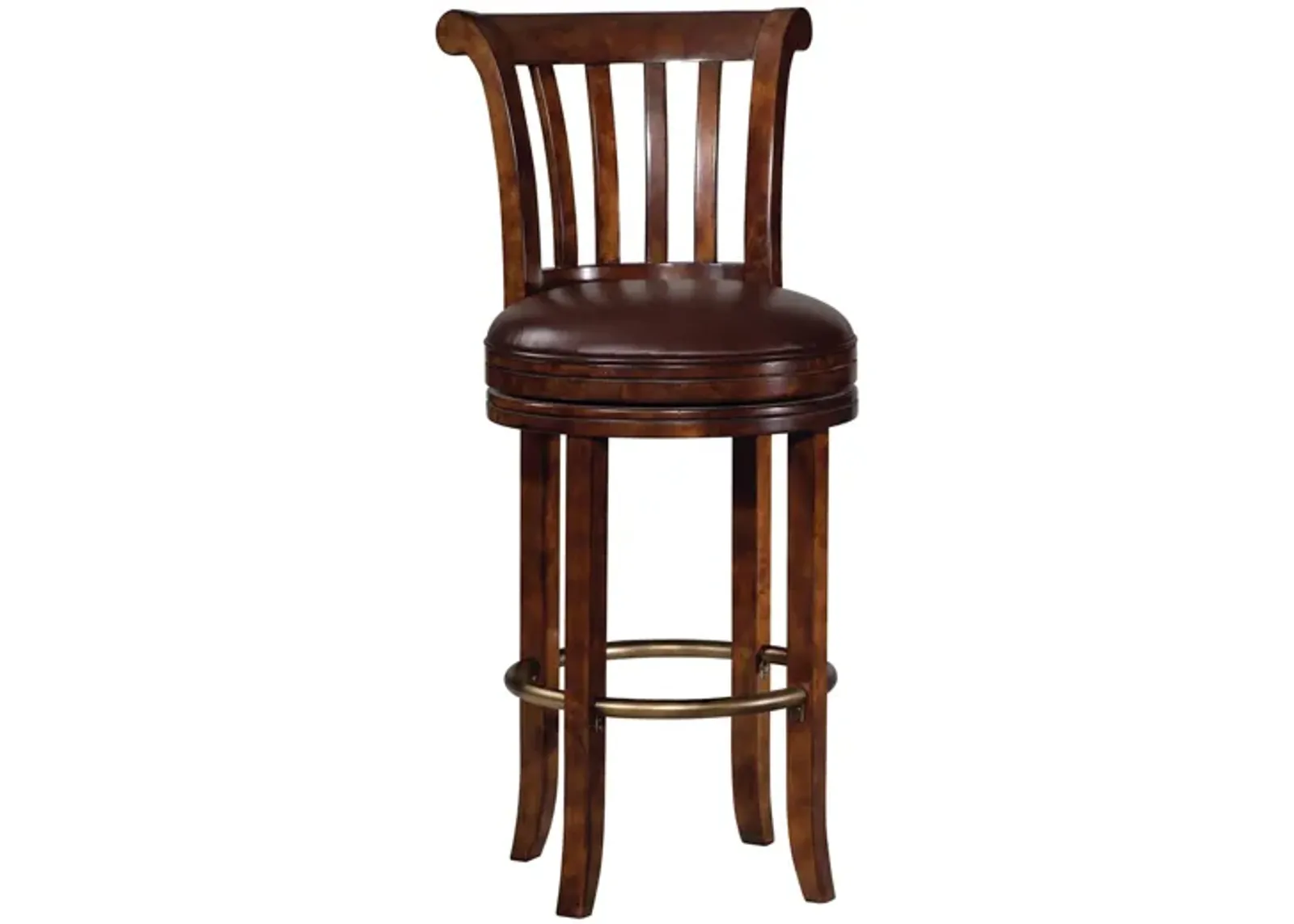 Ithaca Bar Stool in Hampton Cherry by Howard Miller Clock