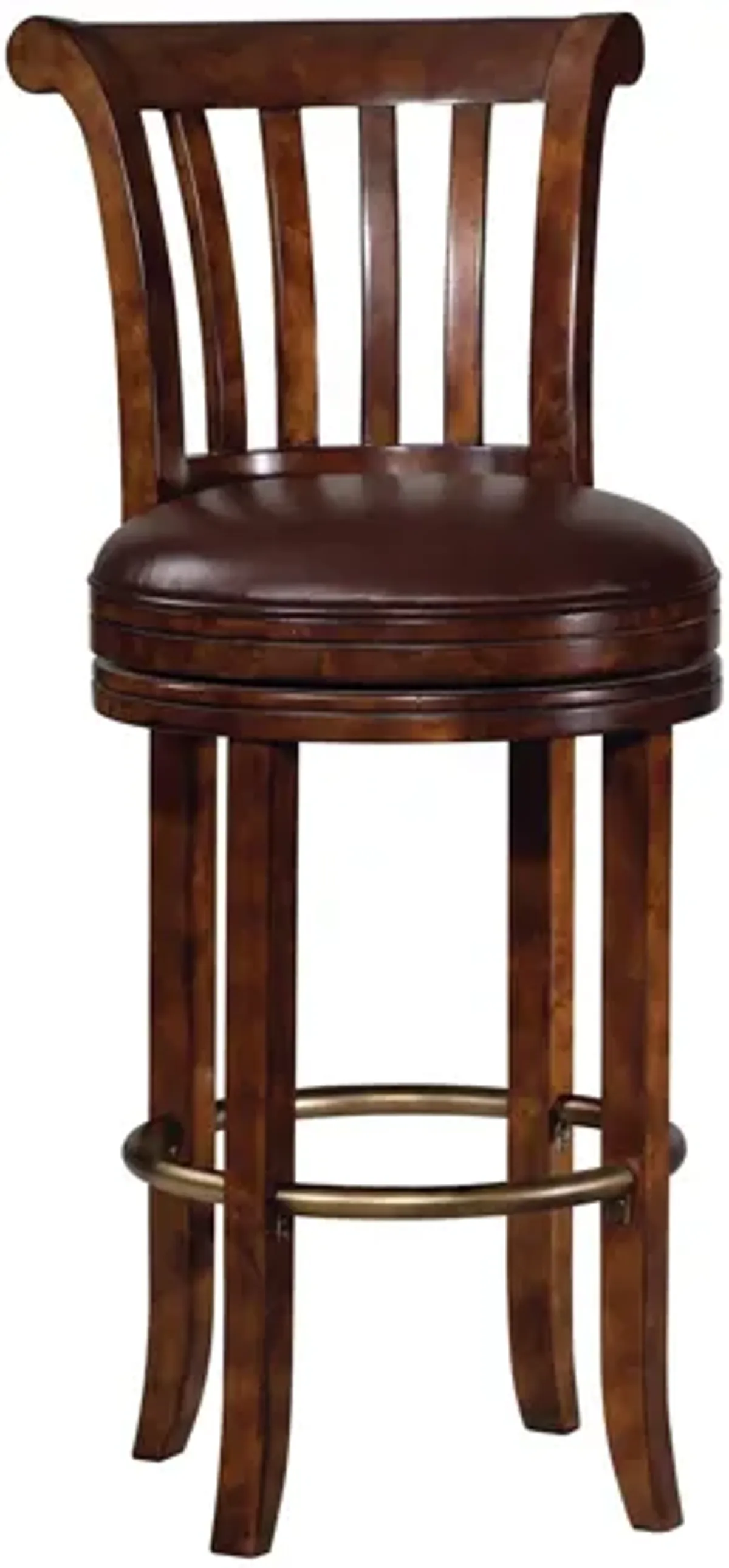 Ithaca Bar Stool in Hampton Cherry by Howard Miller Clock