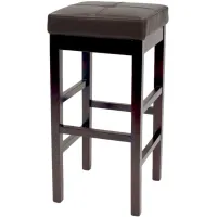 Valencia Backless Counter Stool in Brown by New Pacific Direct