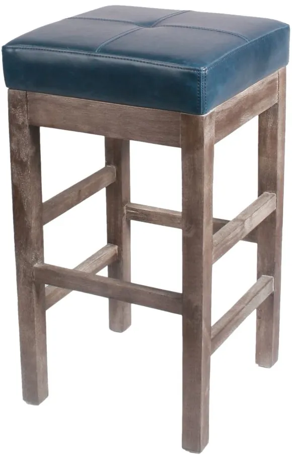 Valencia Counter Stool in Vintage Blue by New Pacific Direct