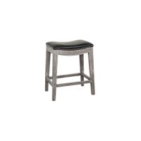 Elmo Counter Stool in Black by New Pacific Direct