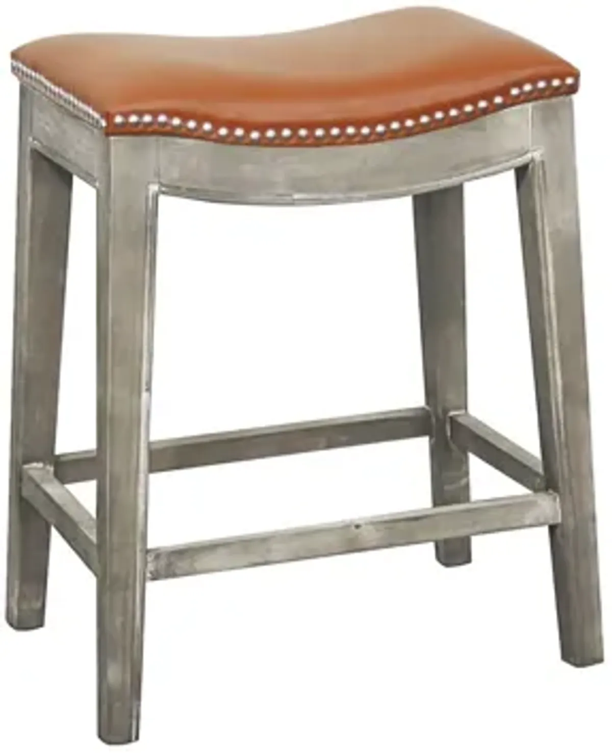 Elmo Counter Stool in Pumpkin by New Pacific Direct