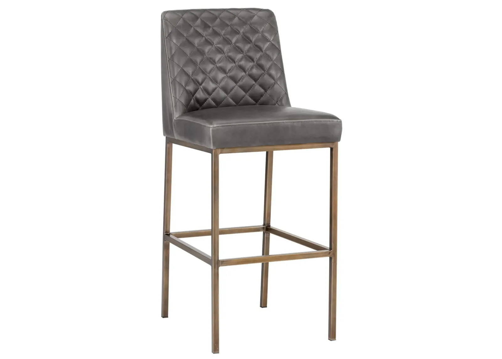 Leighland Barstool in Overcast Gray by Sunpan