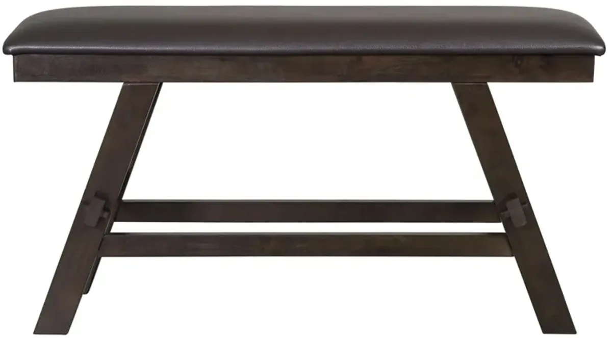 Timothy Counter-Height Dining Bench in Black by Liberty Furniture