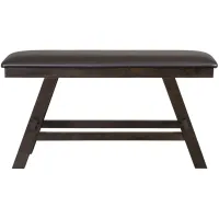 Timothy Counter-Height Dining Bench in Black by Liberty Furniture