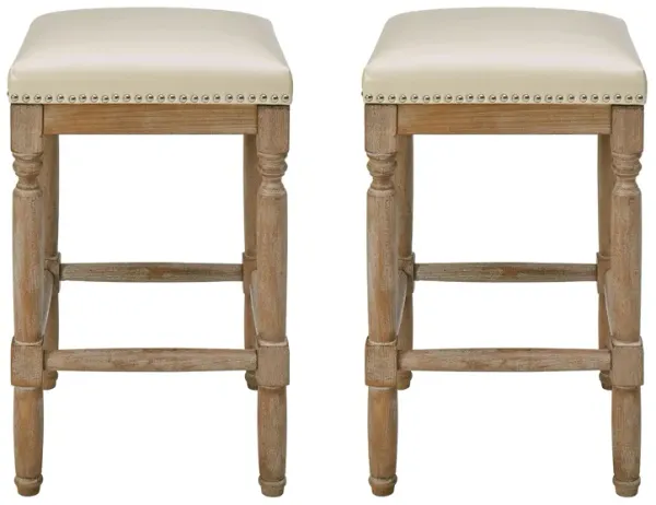 Ernie Bonded Counter Stool: Set of 2