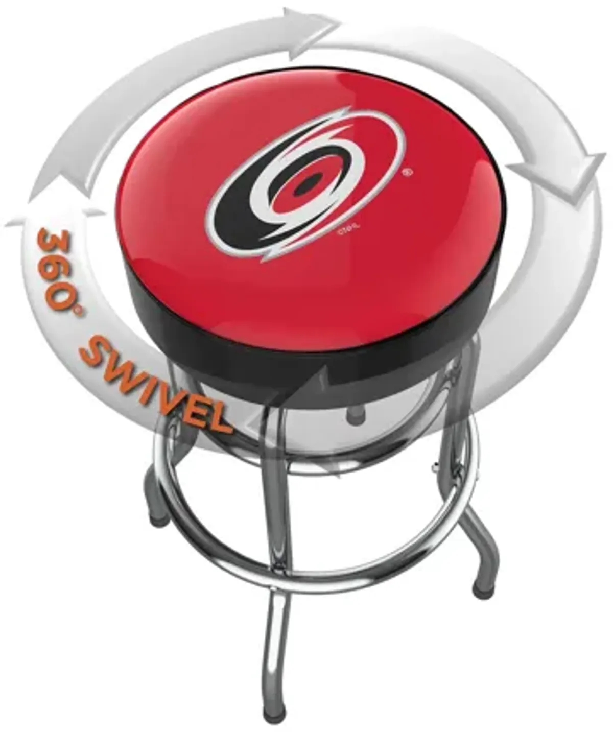 NHL Backless Swivel Bar Stool
