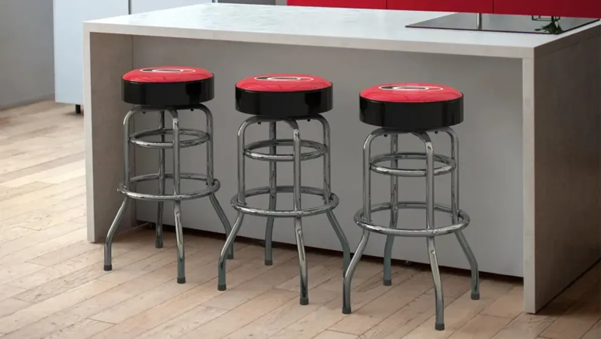 NHL Backless Swivel Bar Stool