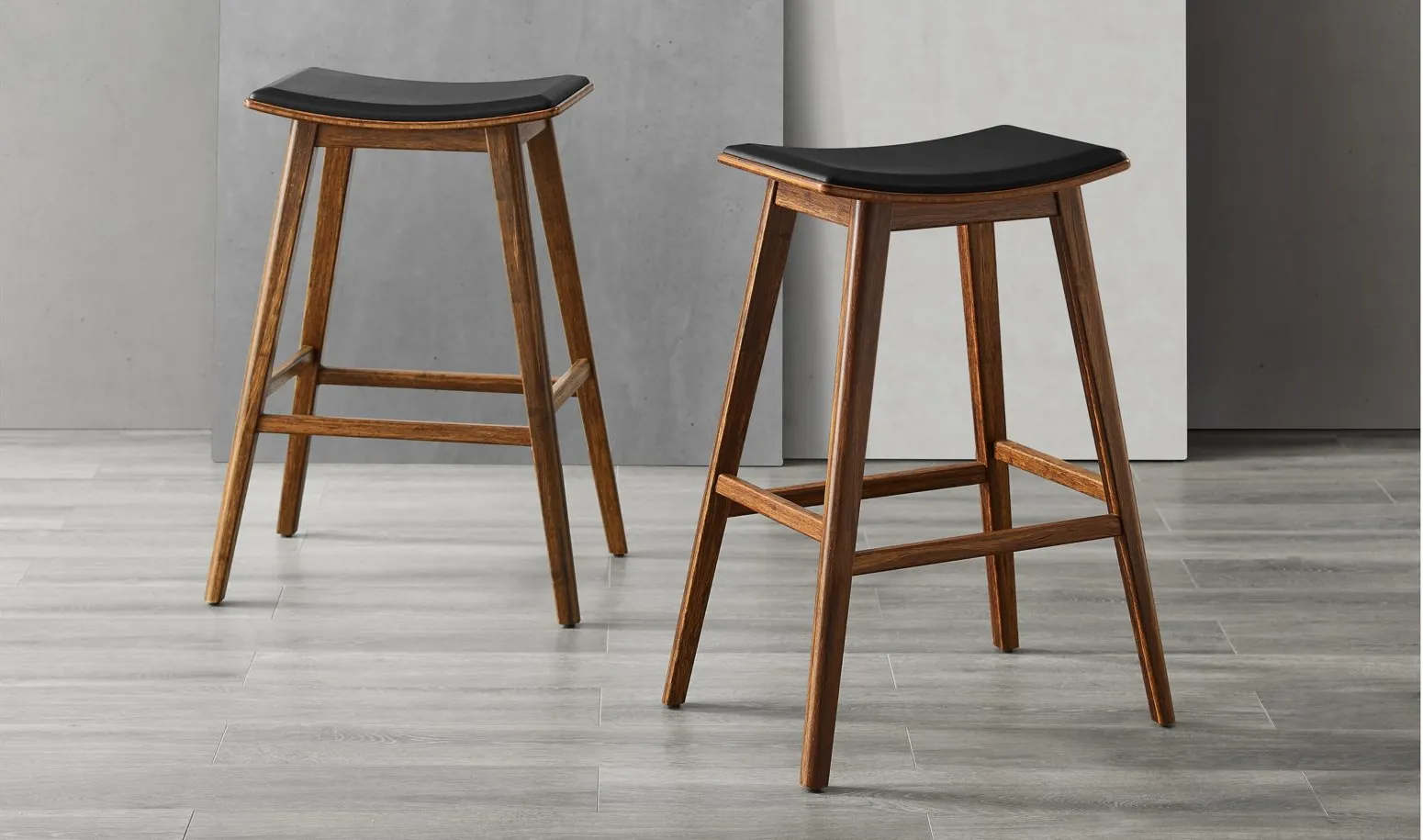 Eco Ridge Terra Counter Height Stools in Exotic by Greenington