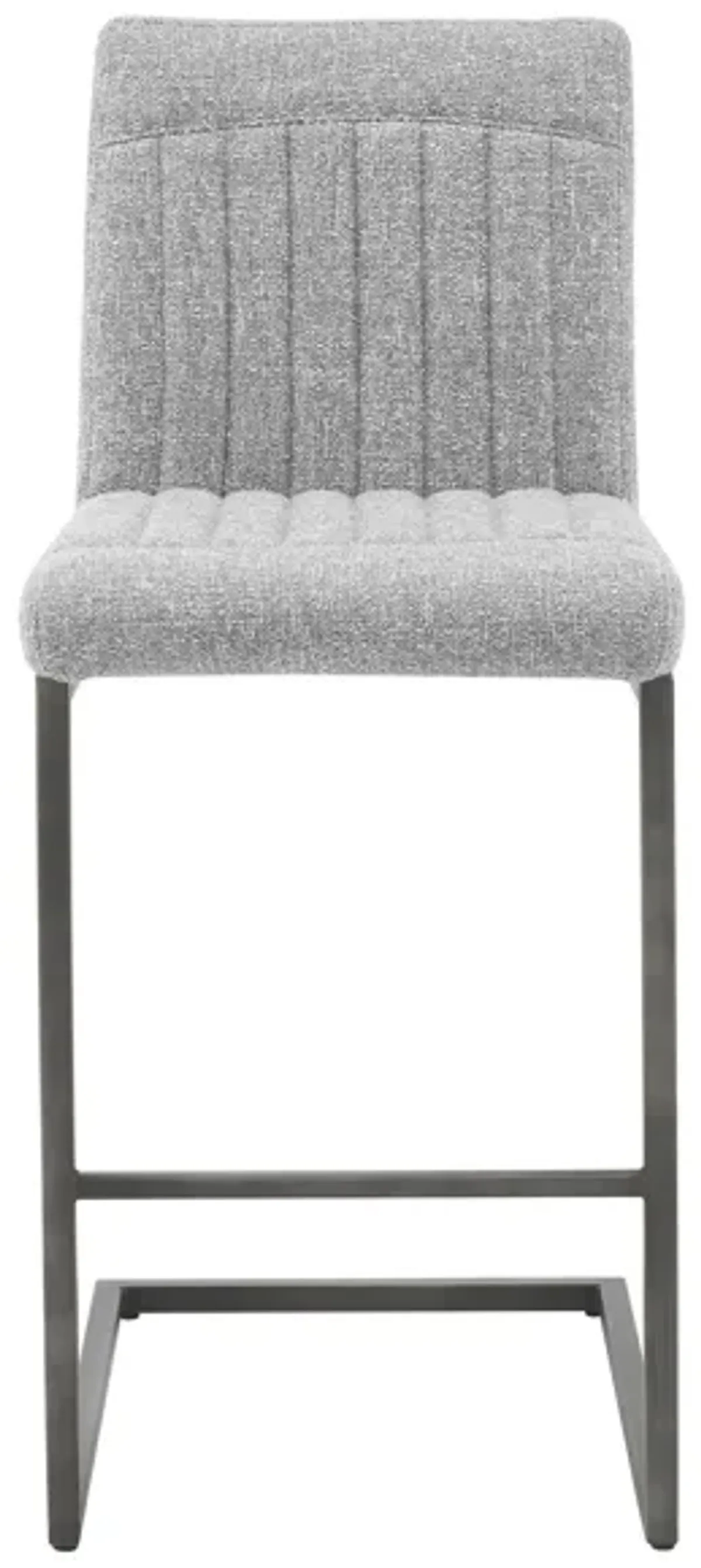 Ronan Fabric Counter Stool in Blazer Light Gray by New Pacific Direct