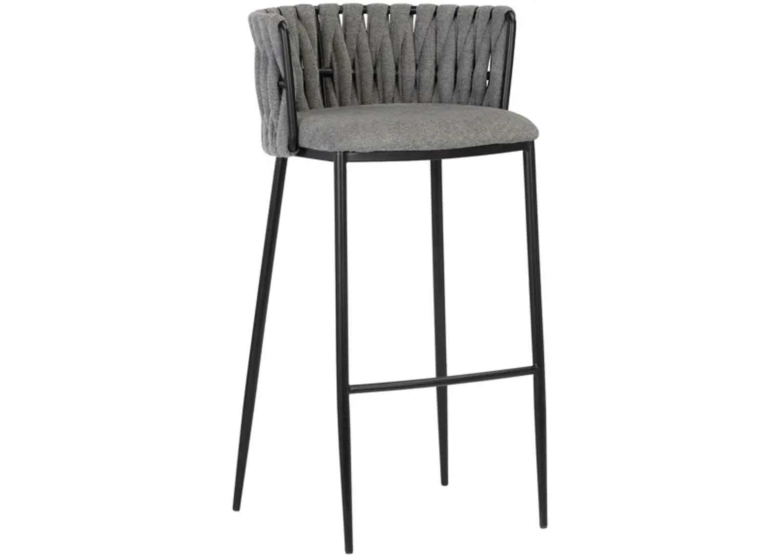 Sarai Barstool in Belfast Koala Gray by Sunpan