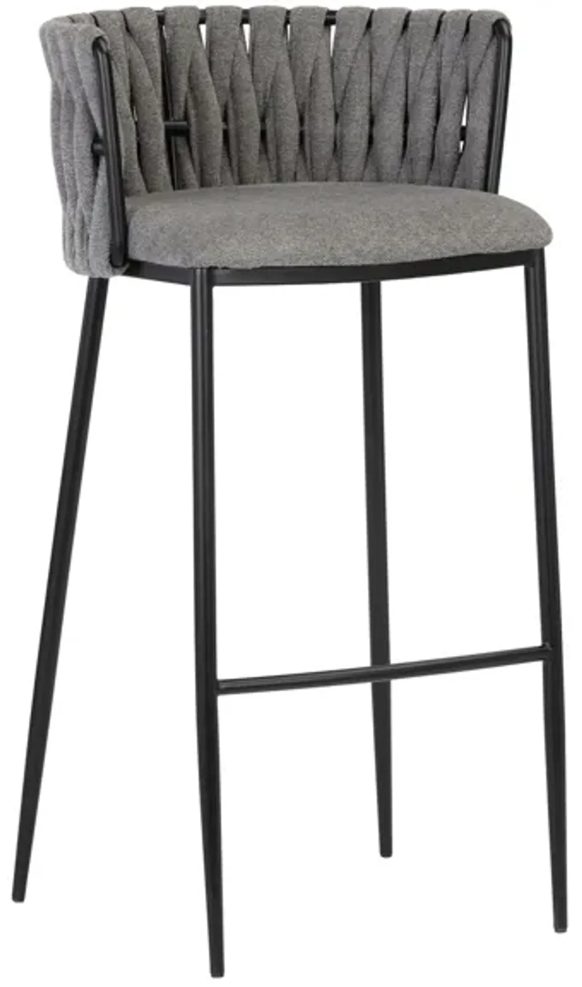 Sarai Barstool in Belfast Koala Gray by Sunpan