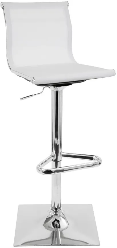 Mirage Barstool in White by Lumisource