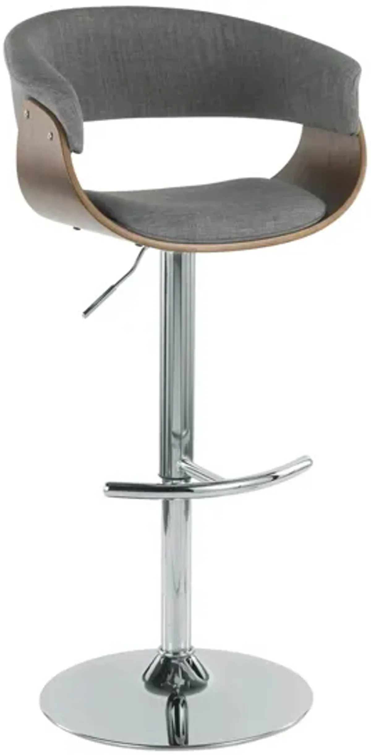 Vintage Mod Barstool in Gray by Lumisource