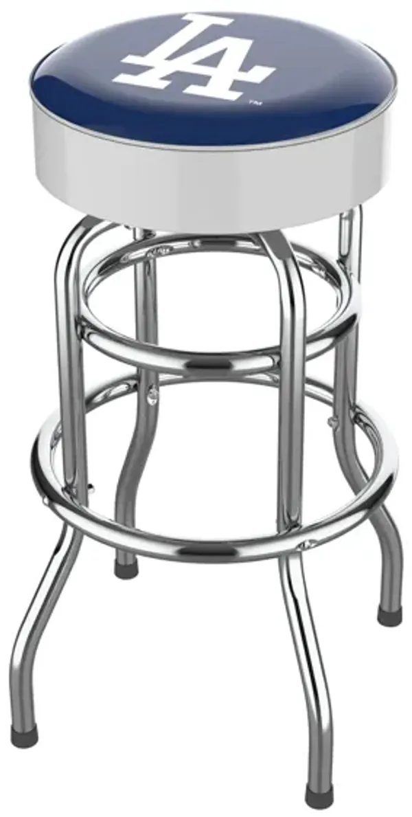 MLB Backless Swivel Bar Stool