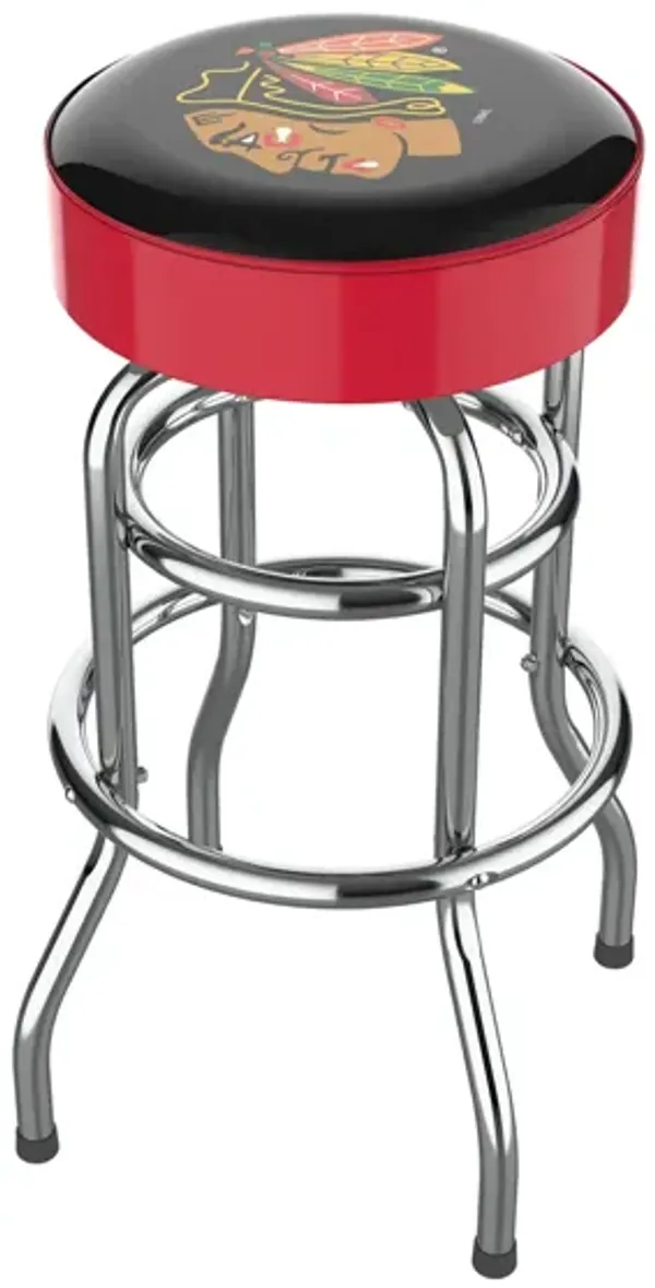 NHL Backless Swivel Bar Stool