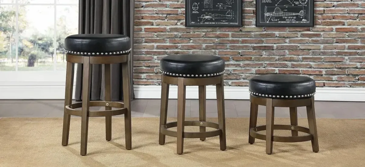 Whitby 24" Round Swivel Stool (Set of 2)