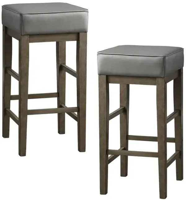 Josie 30" Height Square Stool (Set of 2)